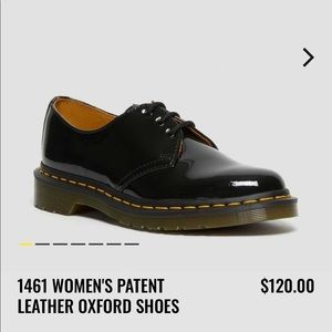 Dr. Martens 1461 Patent Leather Oxford barely worn